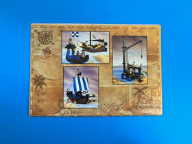 Lego Pirates 6274 Caribbean Clipper Instruction Manual Only Vintage