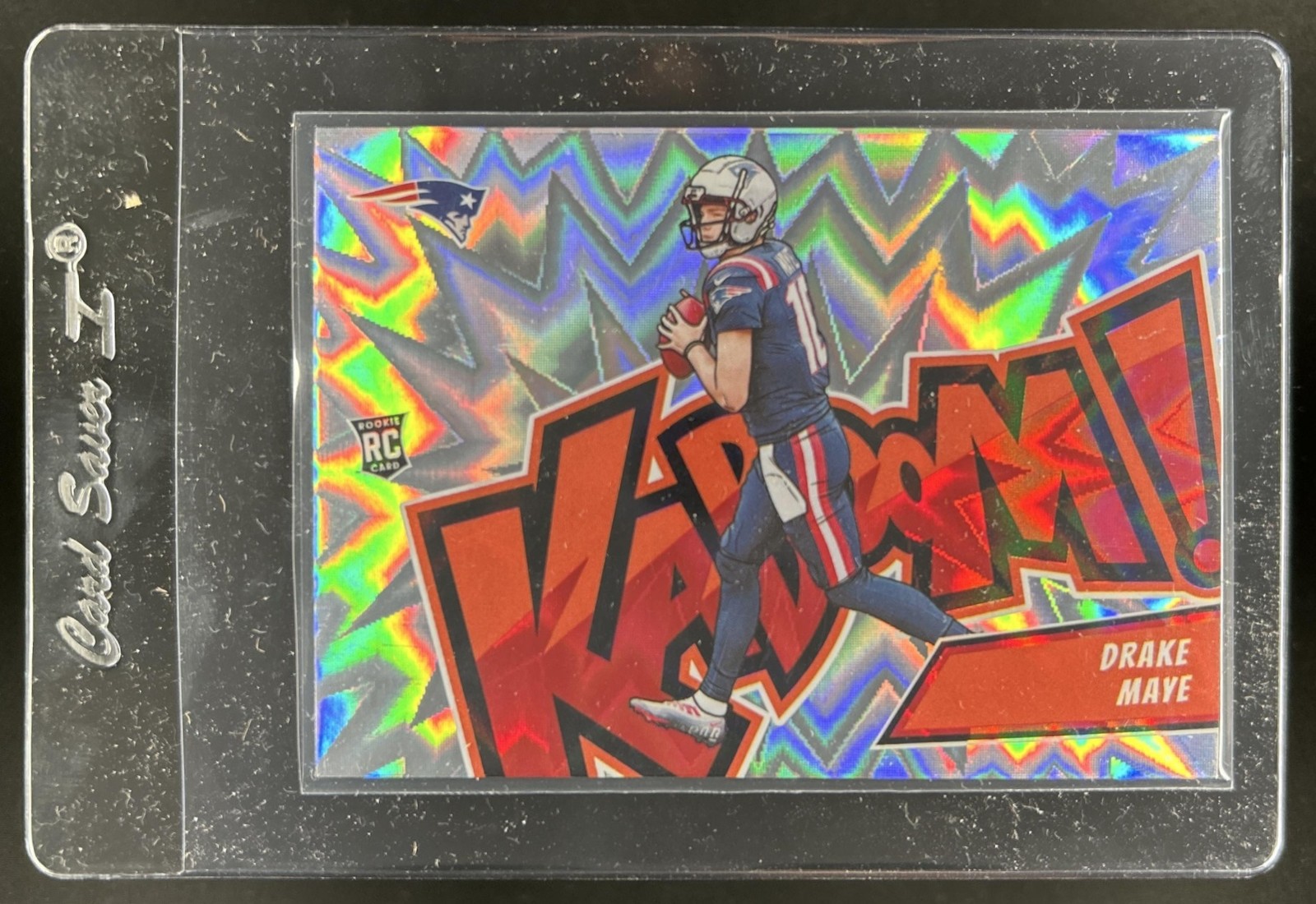 2024 Panini Absolute Drake Maye Kaboom Horizontal RC Rookie SSP #8 Patriots