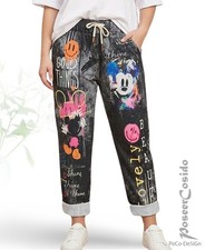 LAGENLOOK LA BASS Jogpants Jeggins Hose Mickey L XL XXL XXXL 44 46 48 50 52 54