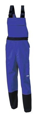 Planam Schweißerlatzhose Weld Shield, Größe 52, kornblau/schwarz - 5531052