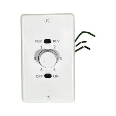 Ves 117905 Speed Control, Plate White, 4 1/2'' H