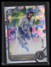 2022 Bowman Chrome #CPA-HG Herard Gonzalez Autographs Atomic Refractor #/100
