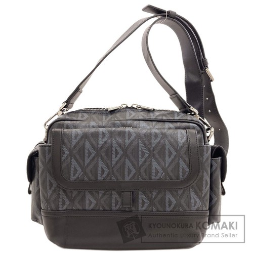 CHRISTIAN DIOR Hit the Road CD Diamond Shoulder Bag PVC Ladies Used