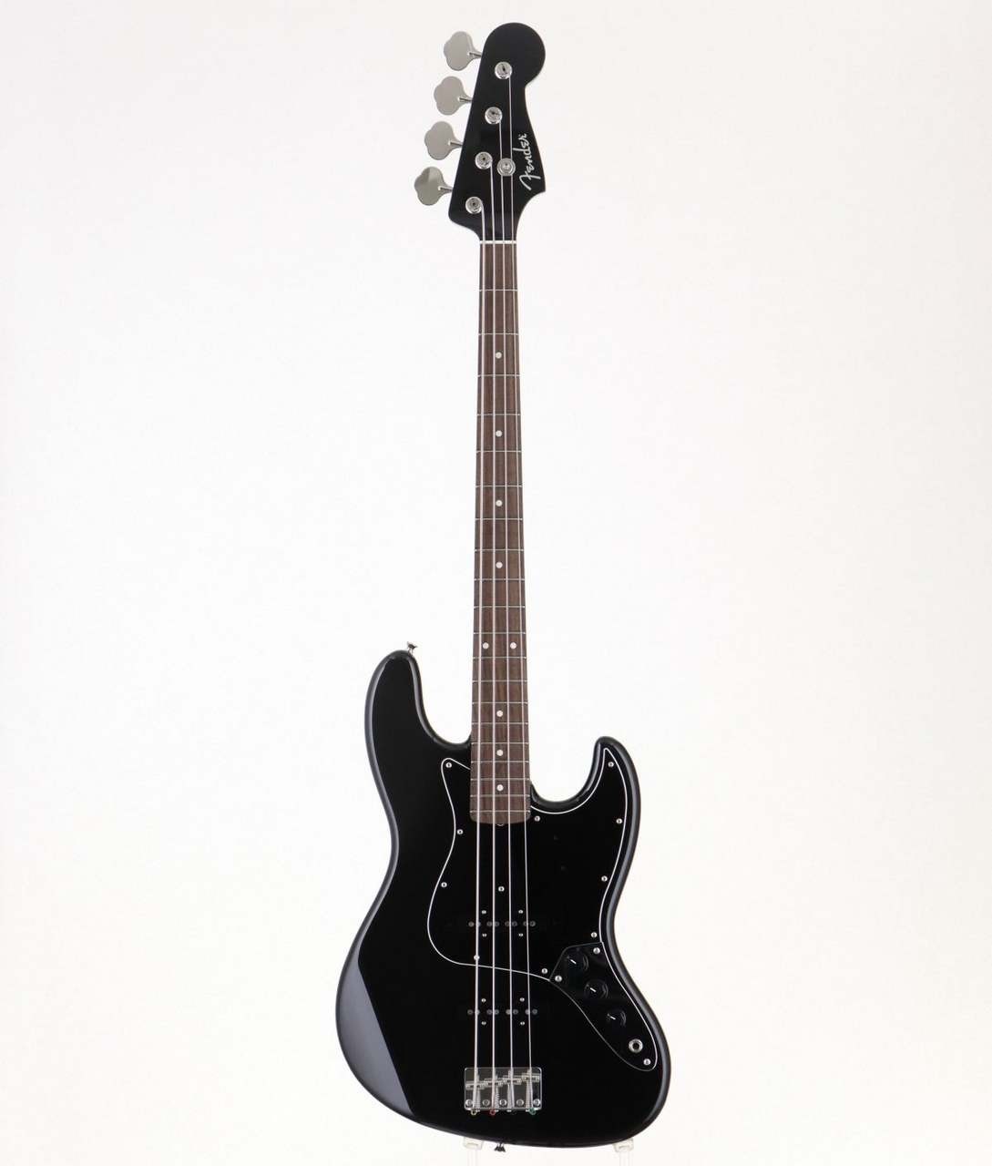 Fender Japan JB62-ALLBK Jazz Bass All Black 2014 MIJ Used w/ Soft Case
