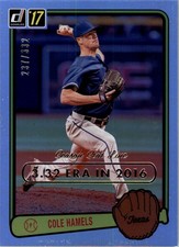 2017 Donruss '83 Retro Variations Stat Line Season #RV38 Cole Hamels /332  BB