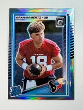 2025 Donruss Optic Rated Rookie Graham Mertz #259 Silver Holo Prizm Texans