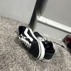 VANS Old Skool Men's Black/White Canvas Lace-Up Sneakers Rubber Sole Size 9 — photo 4