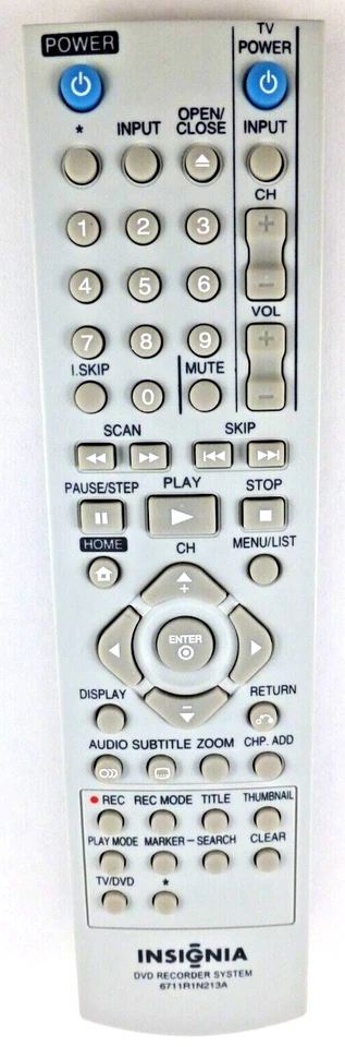 6711R1N213A NEW LG OEM REMOTE CONTROL FOR INSIGNIA NS-DVDR1 DVD RECORDER - Image 4 of 4