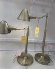 Ralph Lauren Adjustable Classic Vintage Style Desk Table Lamp Antique Brass 