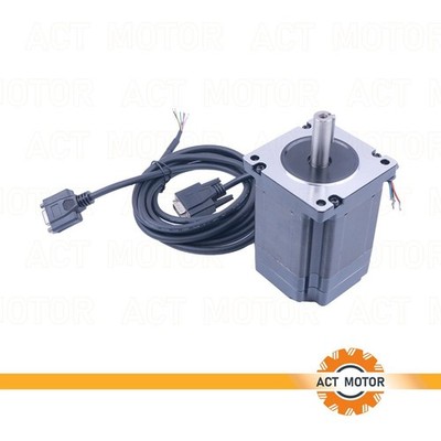 1PC Nema34 Closed Loop Schrittmotor Servo 7.5Nm 6A Φ14mm Keyway 34SSM9460-EC1000