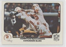 1977 Fleer Teams in Action Tampa Bay Buccaneers Team (Expansion Blues) #54 sq1