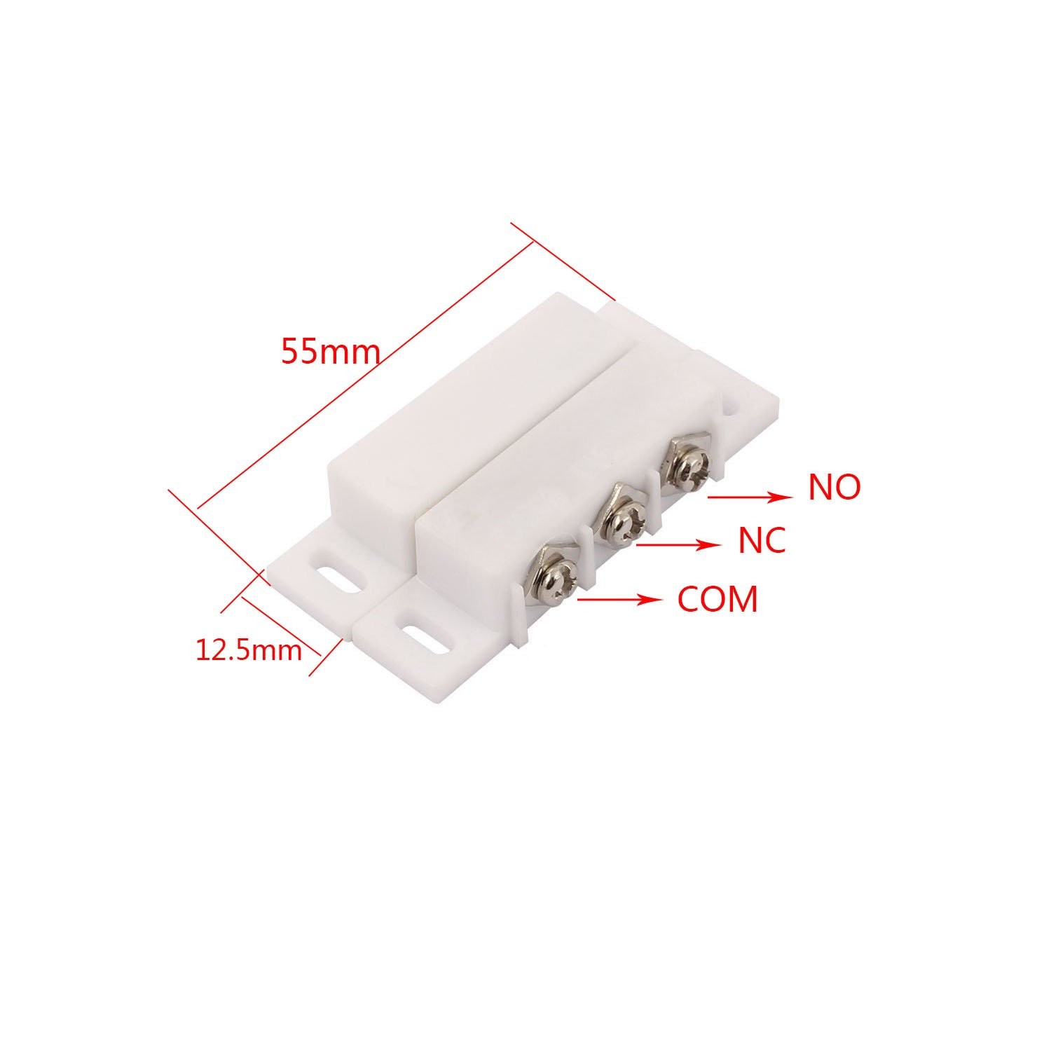 2Sets Magnetic Reed Switch Normally Open Closed NC NO Door Alarm Window Secur...