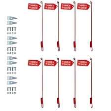 4PK Snow Plow Blade Guide Markers Flags for Western 59700 1308210 410007 SNP7900