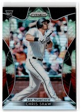 2019 Panini Prizm Cosmic Haze Chris Shaw RC #63 San Francisco Giants