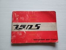 Moto Guzzi 750 S 1974 manuale uso manutenzione libretto italiano originale