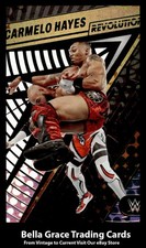 2023 Panini Revolution WWE Carmelo Hayes #5 NXT 2.0 Shock Wave