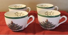 Spode Christmas Tree Mugs Coffee/Tea Cups Set Of 4 S3324-C New