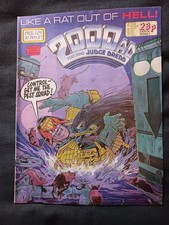 2000AD # 524. 1987 Small Cover Tear. Glenn Fabry, Carlos Ezquerra, Kevin O'Neill