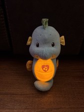 Fisher Price Ocean Wonders Soothe Glow Seahorse Blue Musical Plush Toy 2008  C2