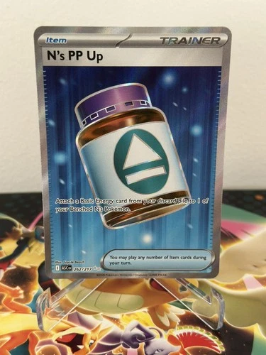 N's PP Up 262/217, Ultra Rare Holo, Ascended Heroes, Pokemon, NM