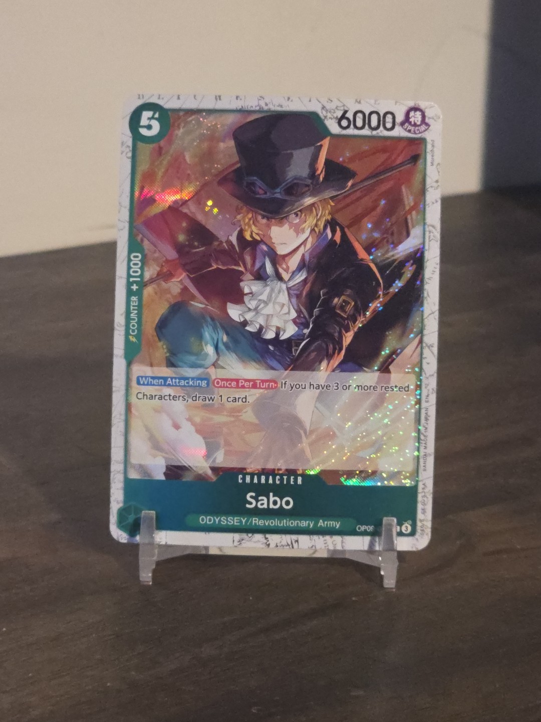 One Piece Sabo (OP09-027/376) Premium Booster -The Best- Vol. 2 NM FOIL-