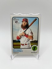 2022 Topps Heritage - Team and Name Color Swap Variation Brandon Marsh #176 (RC)