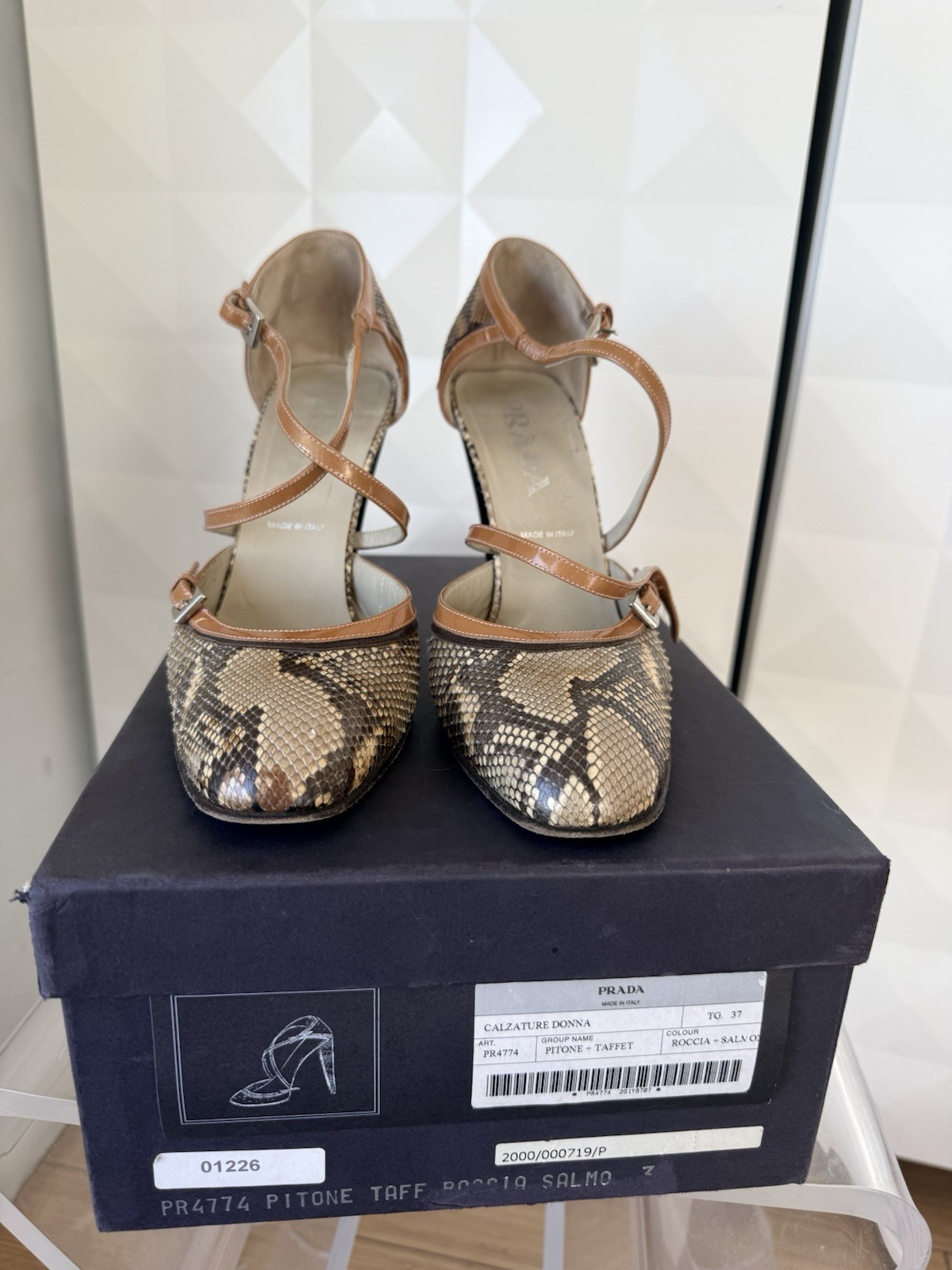 Prada Snakeskin heels - image 2