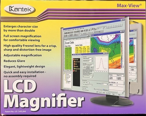 Kantek LCD Monitor Magnifier Filter for 15" Flat Panel Monitor