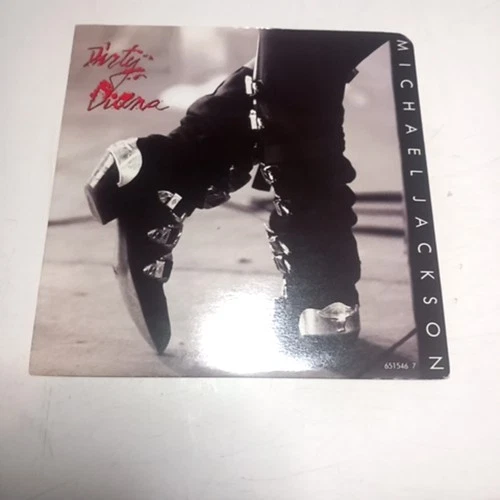 Michael Jackson Dirty Diana 1987 Single Black Sleeve Epic Rock Pop 7 Inch