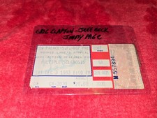 VINTAGE CONCERT TICKET STUB FOR ERIC CLAPTON JEFF BECK JIMMY PAGE DEC 3 1983