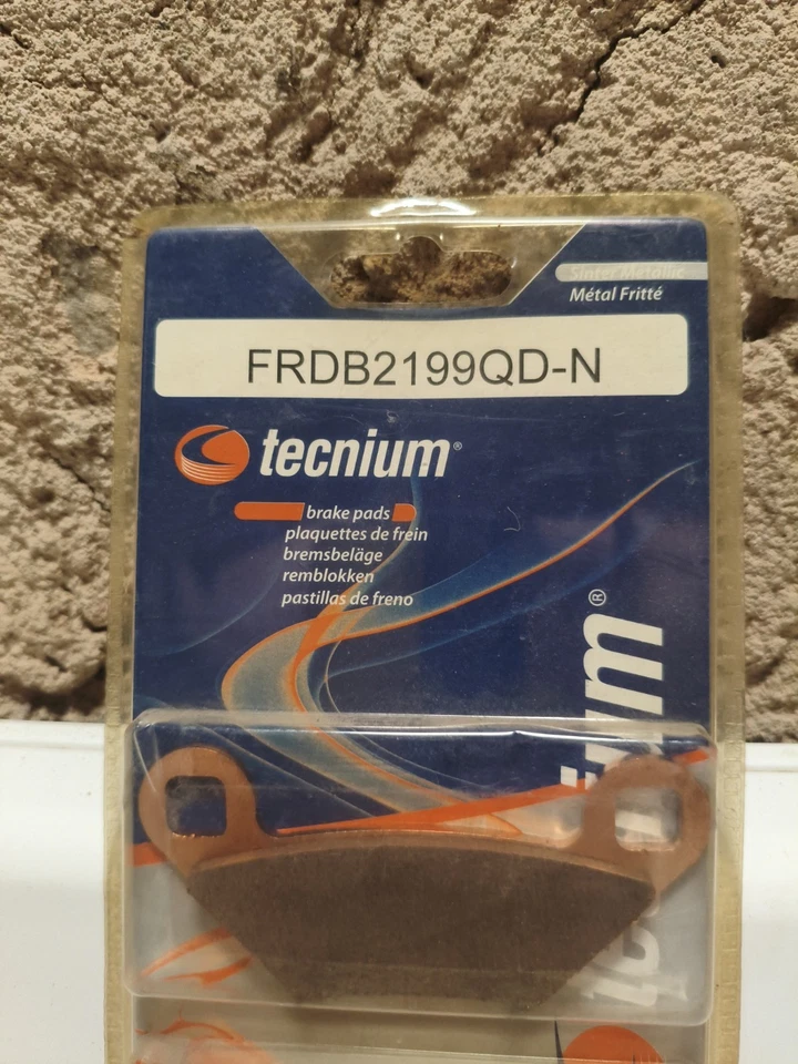 Plaquettes frein Tecnium FRDB2199QD-N Polaris Sportsman 500 850 XP - Photo 2/3