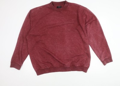 Roter Pullover Sweatshirt Herren UK Größe L boohooMAN