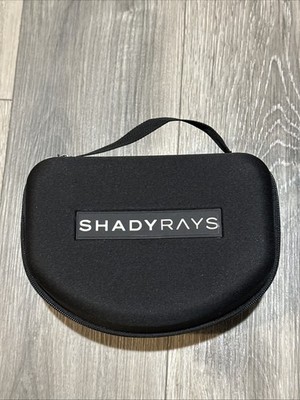 Shady Rays Black Zip Case Handle Goggles NWOT
