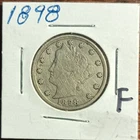 Photo of a 1898-P Liberty Nickel from an eBay listing that sold on Jul 17, 2026