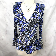 Vintage Y2K Ruffle Blouse Whimsigoth Black Artsy Sleaze Fairygoth Spongy L bell