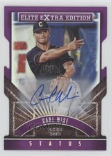 2015 Panini Elite Extra Edition 25/75 Carl Wise #123 Auto 1u4