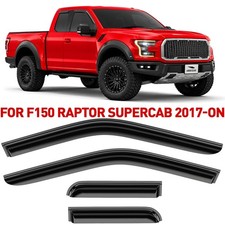 Rain Guards Vent Visors Shade for 2017-2026 Ford F-150 Raptor SuperCab