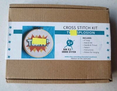 Son of a cross stitch snarky swory modern mini T***! kreuzstich set