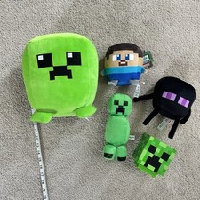 Minecraft 10  Creeper Cuutopia 5  Inch Steve  Enderman  Creeper Plush  Light