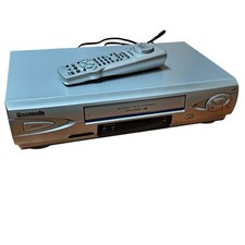 Panasonic 4 Head Omnivision BlueLine VHS Player PV-V4603S With Remote-Working