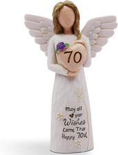 70Th Birthday Gifts for Women, Meaningful 70Th Birthday Gifts, Sculpted Hand-Pai