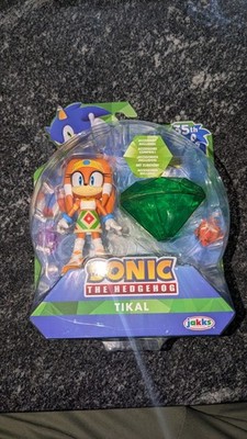 Sonic the Hedgehog Tikal Action Figure with Master Emerald   Jakks Pacific