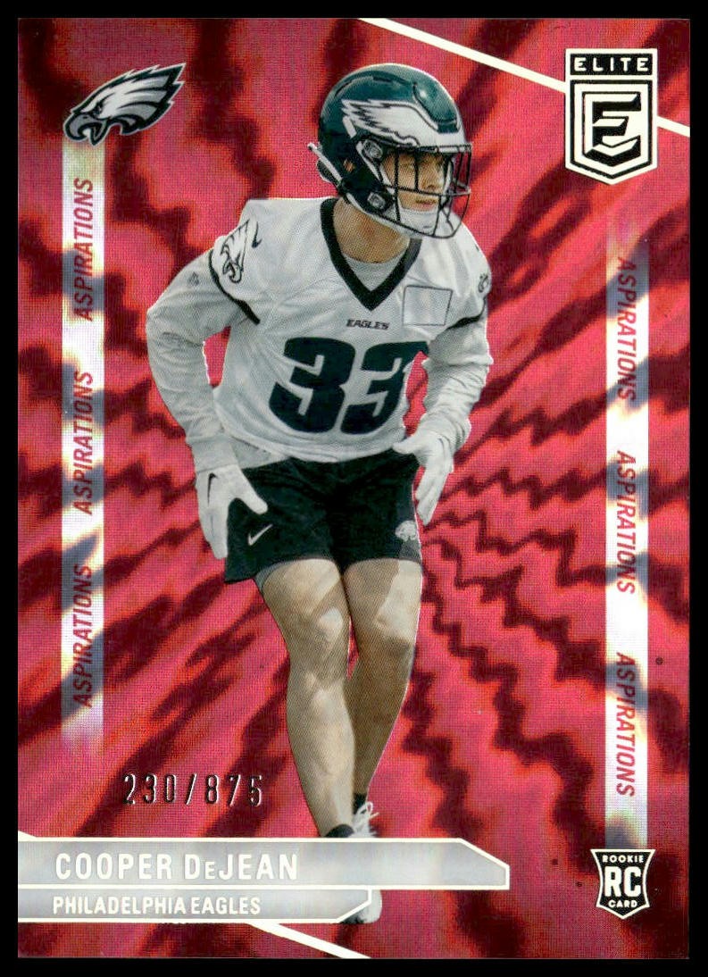 2024 Donruss Elite #171 Cooper DeJean Aspirations Shimmer #/875