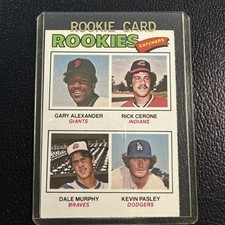 1977 Topps - Rookie Catchers Dale Murphy, Rick Cerone, Gary Alexander #476 (RC)