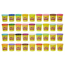 Play-Doh Modeling Compound 36-Pack Case of Colors, Non-Toxic, 3 Oz Cans of