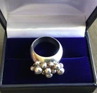 Vintage SILPADA Cha-Cha Ring .925 Sterling Silver Bold Chunky Retired Size 9.5