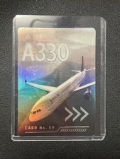 Delta Pilot Trading Card A330-300 Collectible Airbus Delta Air Lines No.59 New