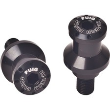 Puig Swingarm Spools Hi-Tech 10mm Black 2 Pac...