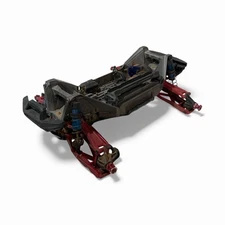 Traxxas Wide Maxx V1 4s Roller Slider Chassis Rc Truck For Parts Project