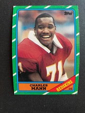 1986 Topps - Charles Mann #181 C* on Copyright Line (RC)